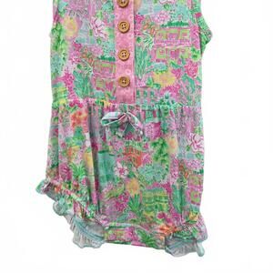 NEW LITTLE SNUGGLES kid's sweet caroline bamboo bubble romper in pink